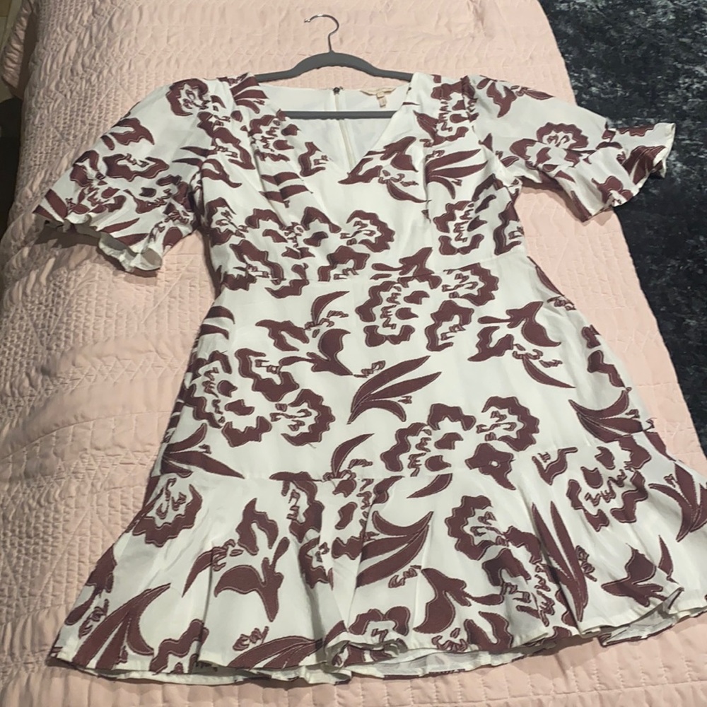 Rebbeca Taylor Designer Amea Floral ruffle Woman’s dress - Picture 4 of 13